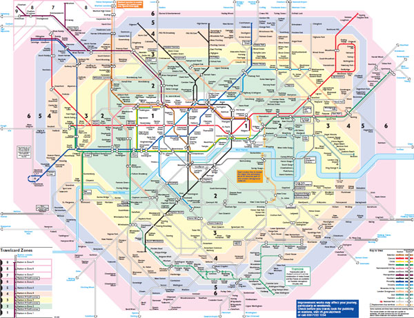 �����h�� Tube Map�i�n���S�n�}�j